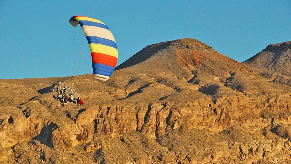 Flying in the Mountains in Utah